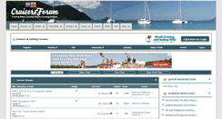 Desktop Screenshot of cruisersforum.com