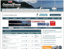 Tablet Screenshot of cruisersforum.com